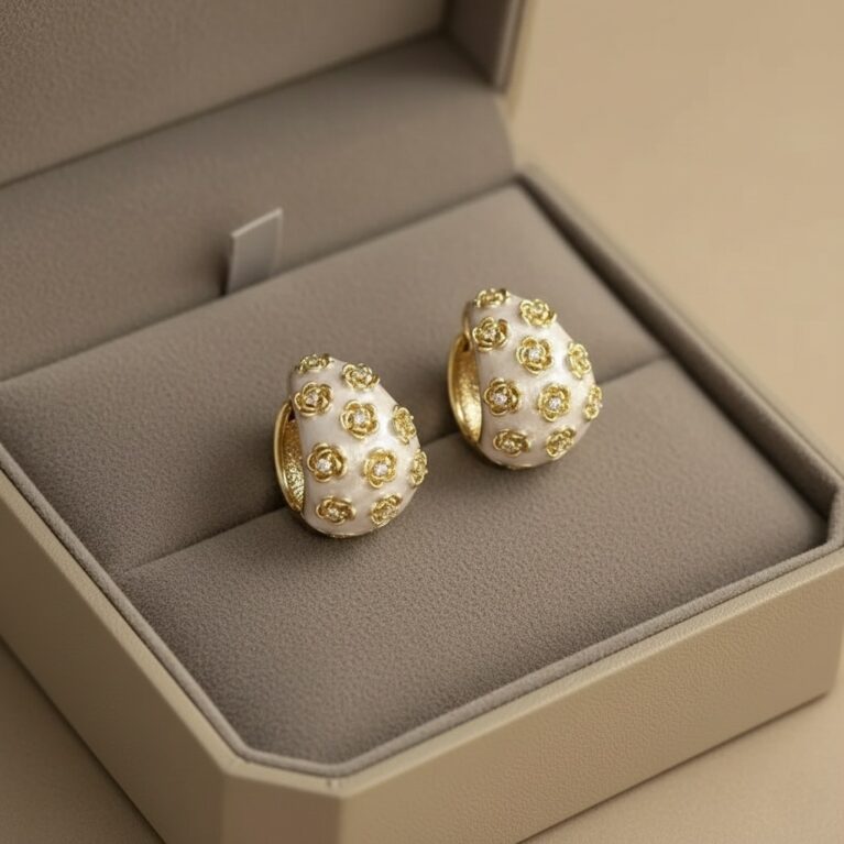 Moonlit Dewdrop Earrings