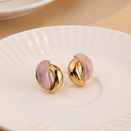 Blush Interlock Earrings