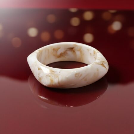 The Alabaster Marble Statement Ring