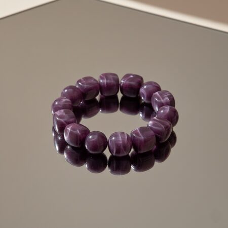 The Grape Agate Stretch Bracelet