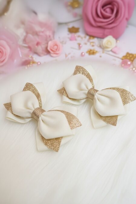 The Golden Diva Bow Set