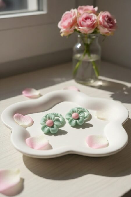 Charming Floral Elastic Hair Ties