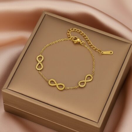 Infinity Grace Gold Bracelet