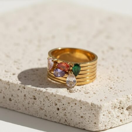 Gem Stacked Ring