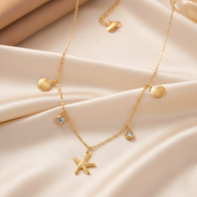 Seabreeze Star Charm Necklace