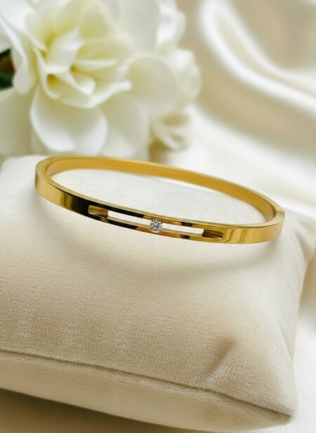 Luna Line Diamond Bangle