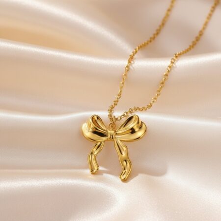 Eloria Bow Pendant Necklace