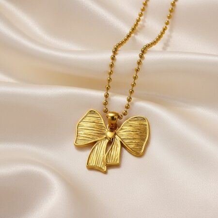 Seraphine Bow Pendant Necklace