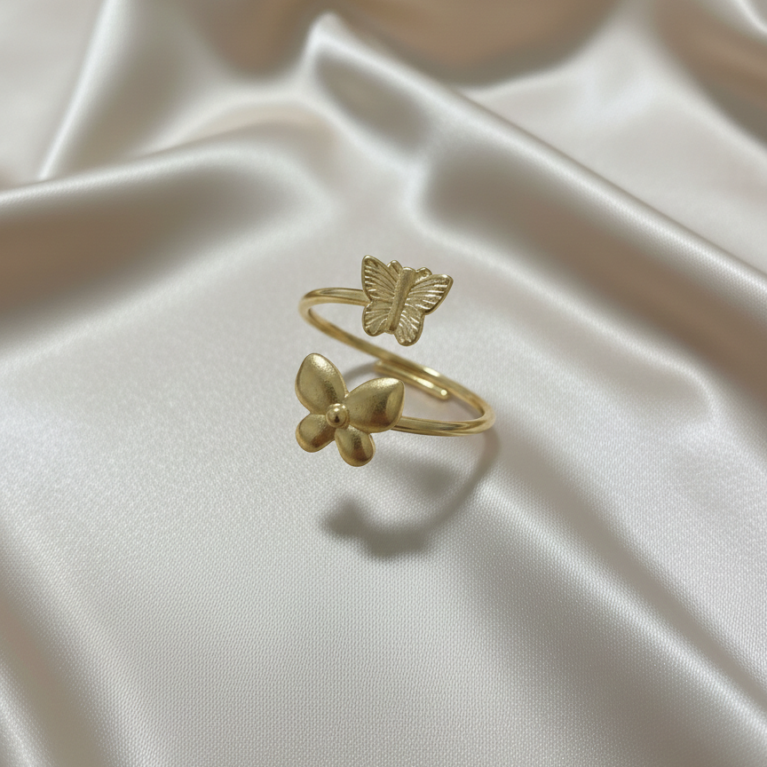 Butterfly Bloom Open Ring
