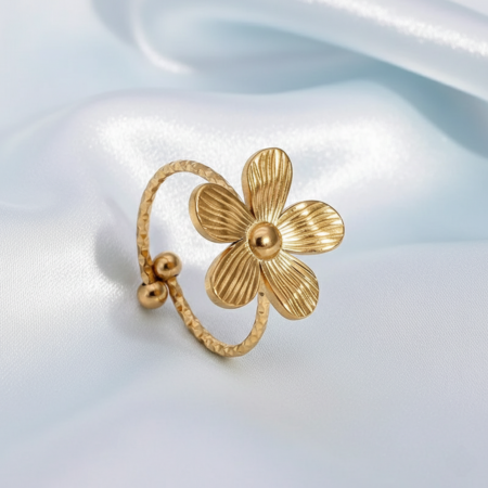 Aurelia Petal Adjustable Ring